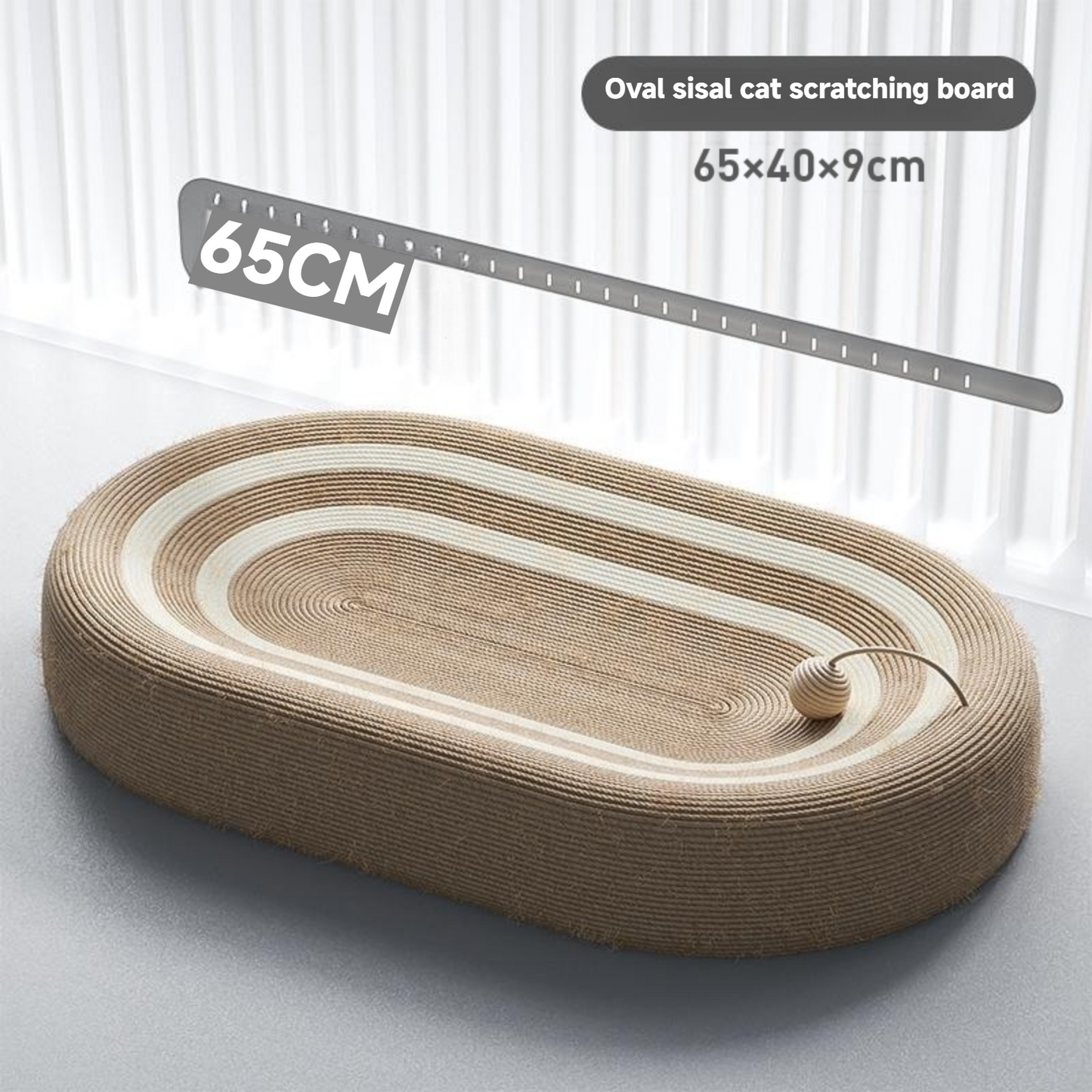Oval Sisal Cat Scratching Board