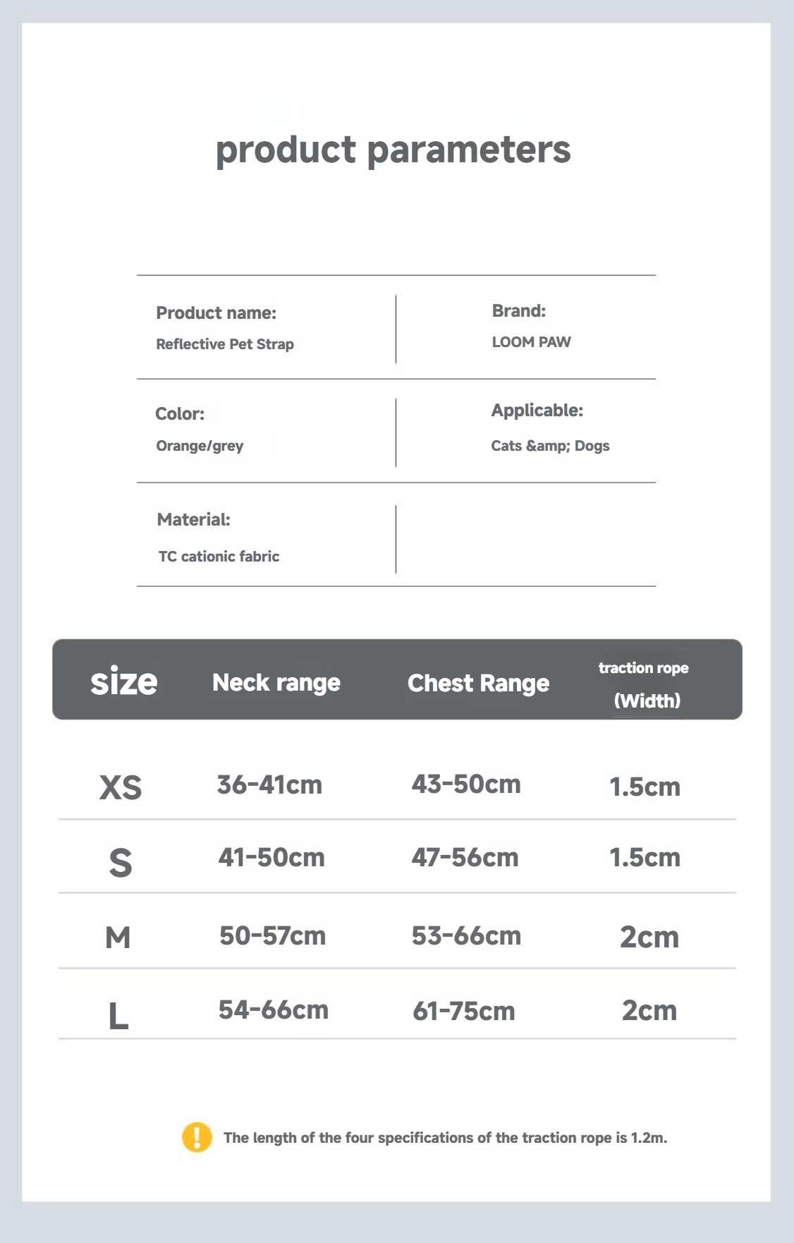 Reflective Pet Harness