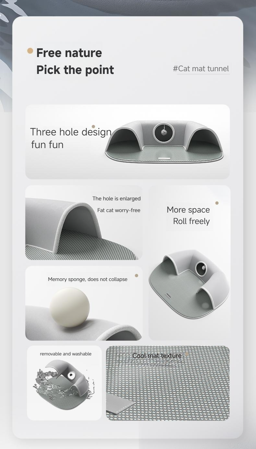 Cat Tunnel &Cooling Bed